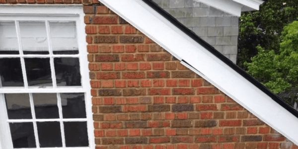 Example of soffit damage