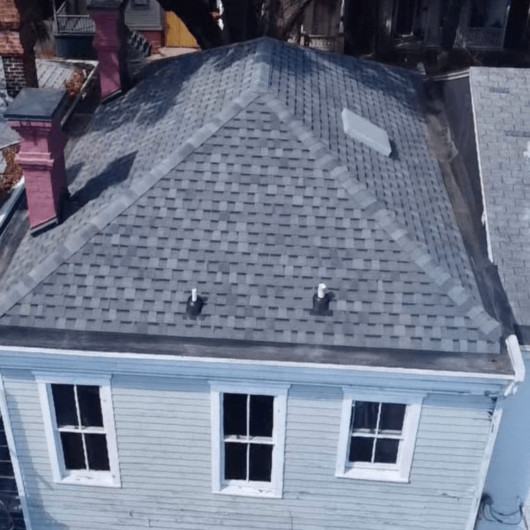 Completed residential reroof